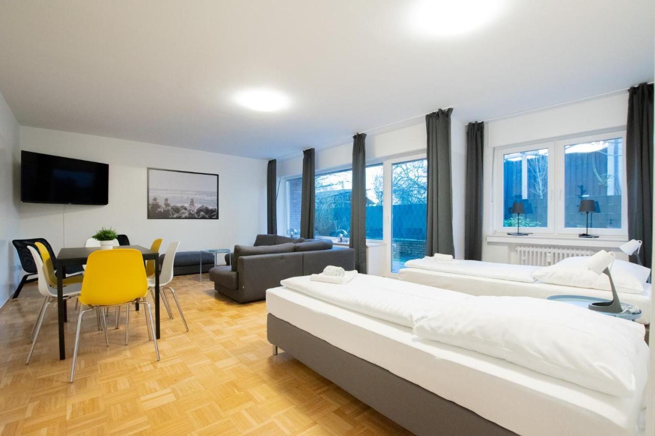 Raj Living - 1 , 3 And 4 Room Apartments - 20 Min Messe Dus & Airport Dus 梅尔布施 外观 照片