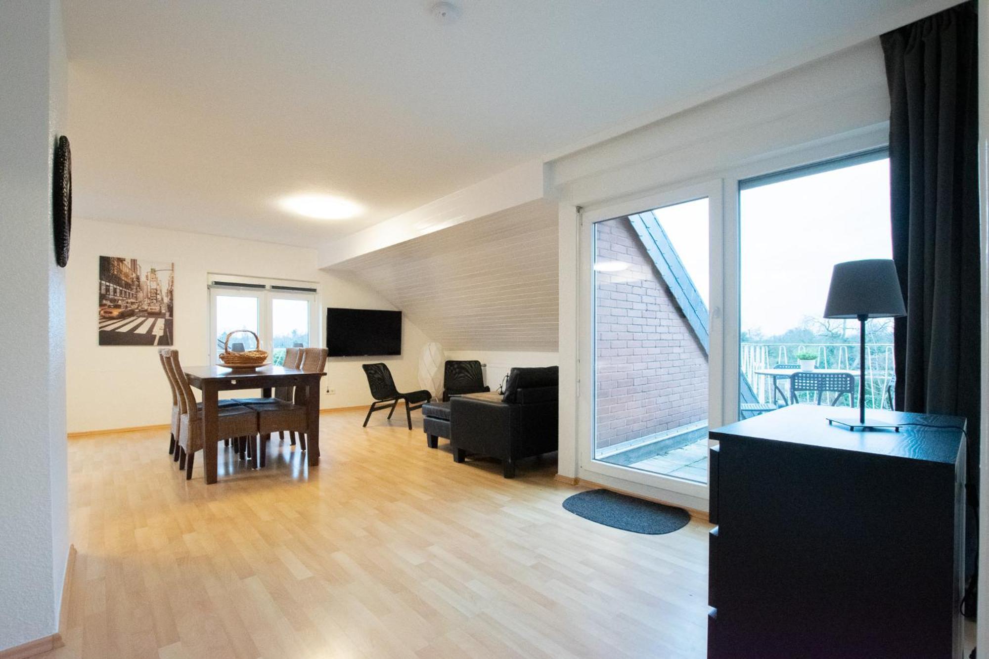 Raj Living - 1 , 3 And 4 Room Apartments - 20 Min Messe Dus & Airport Dus 梅尔布施 外观 照片